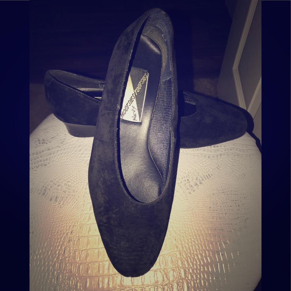 Black suede 8.5 shoes xxxSoldxxxx